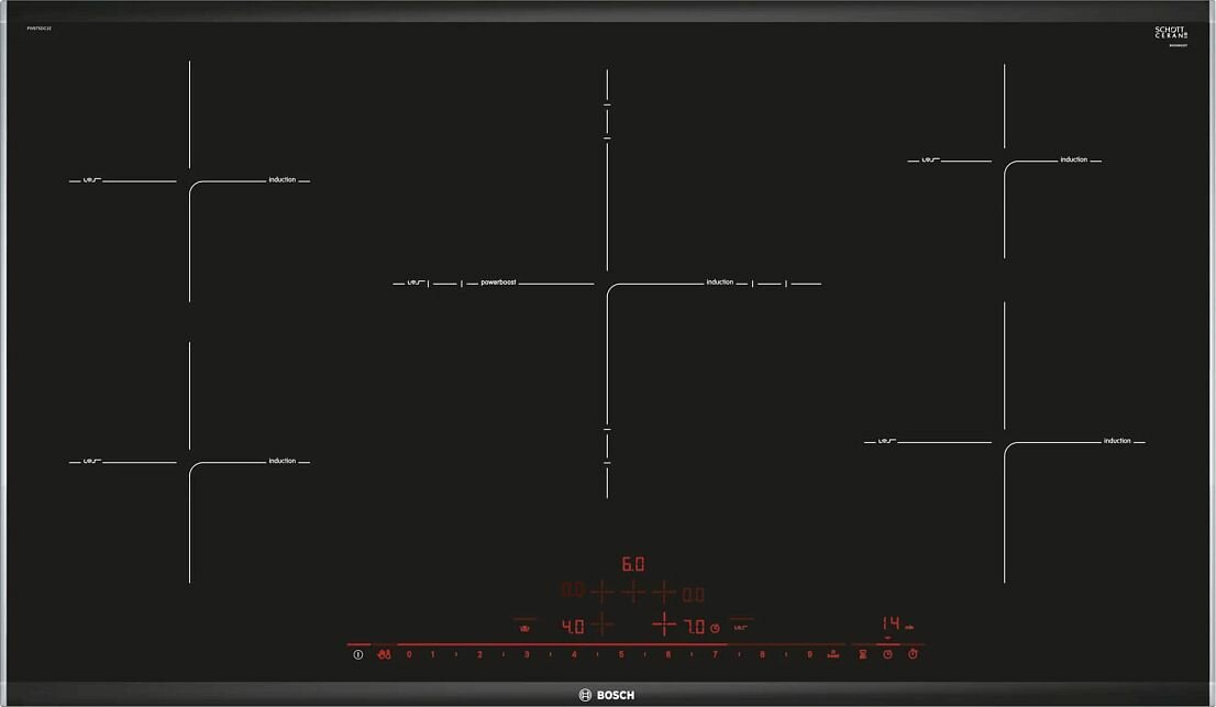 Встраиваемая индукционная панель BOSCH PIV975DC1E Serie 8