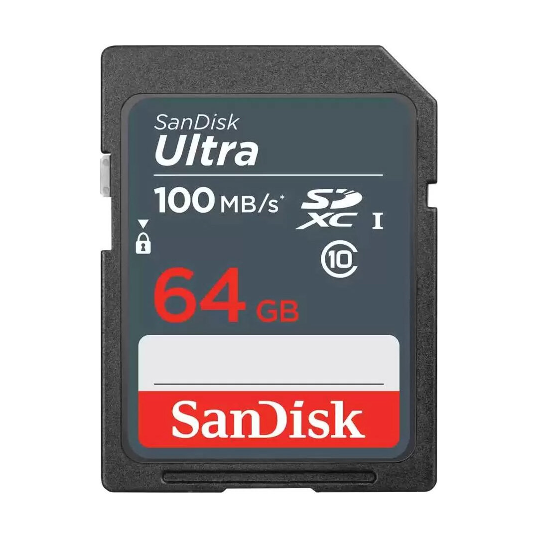 Карта памяти SanDisk Memory Card Ultra SDXC, 64 Гб