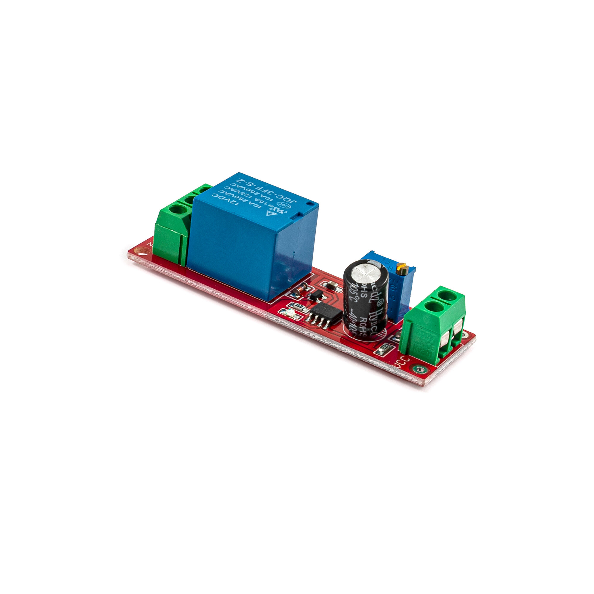 Модуль реле времени с таймером NE555 0-10 сек. 12V