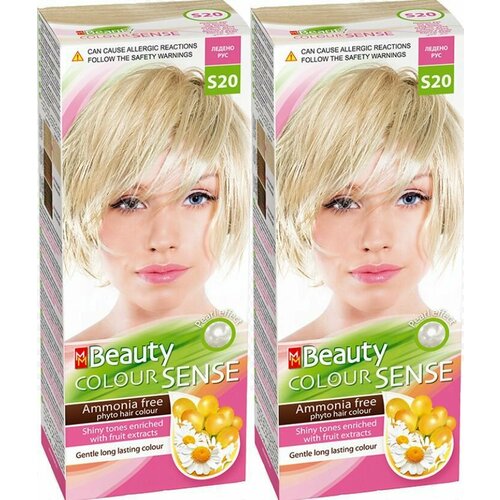 MISS MAGIC Краска для волос MM Beauty Color Sense тон S20 Ледяной блонд 2 шт 779₽