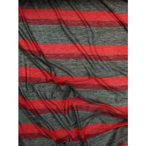 Ткань трикотаж кулирка (полосы) 100 хлопок италия 95см* 160 см