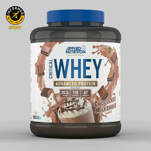 Applied Nutrition Critical Whey 2000g (CHOCOLATE) сывороточный протеин applied nutrition diet whey 1800 г ванильное мороженое