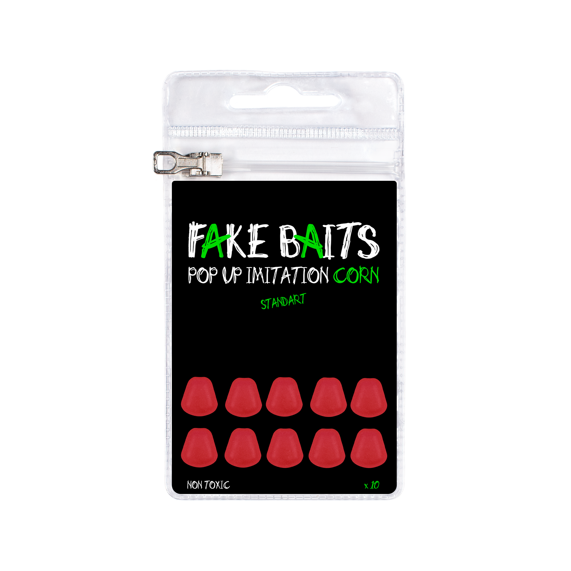 Искусственная кукуруза плавающая Fake Baits XL красная флюро