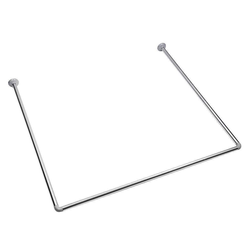 VETTA Карниз для ванной угловой 90x90x90см нерж. сталь