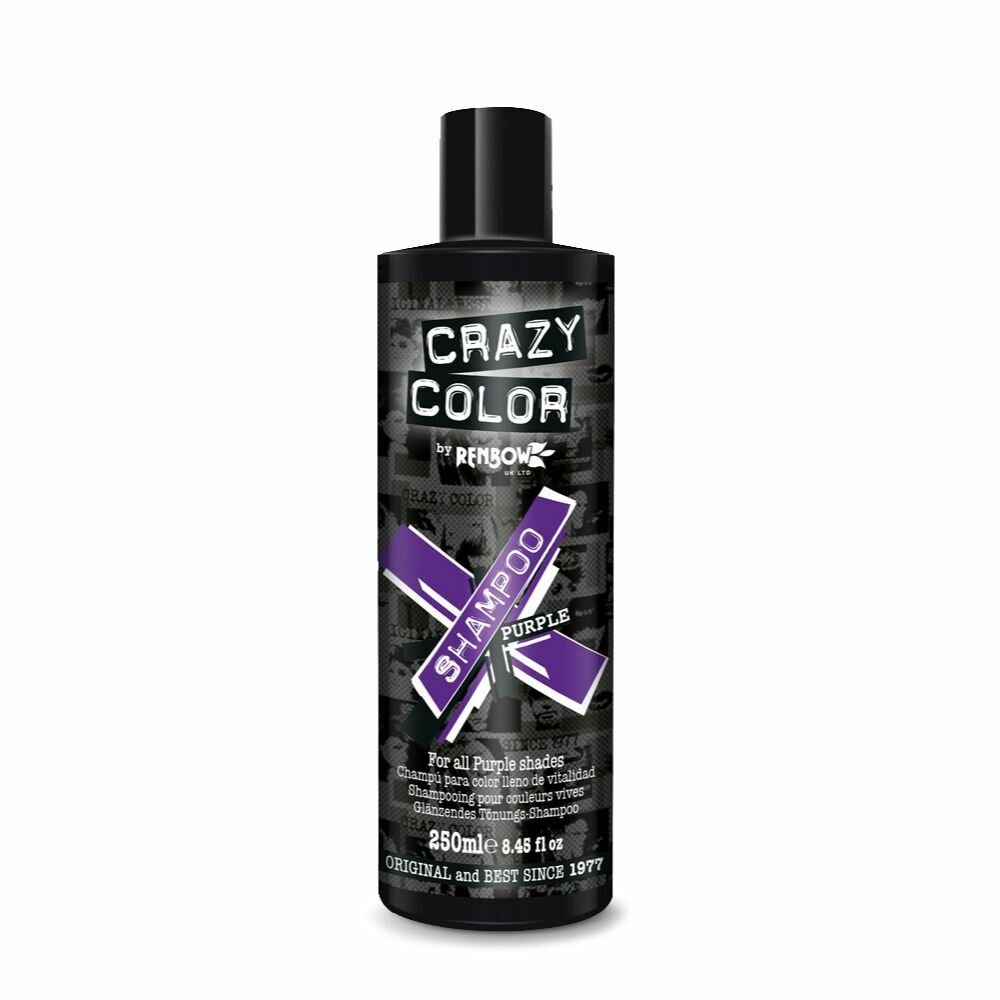 OSMO Crazy Color Vibrant Color Shampoo - Purple / Шампунь для всех оттенков Пурпурного 250мл