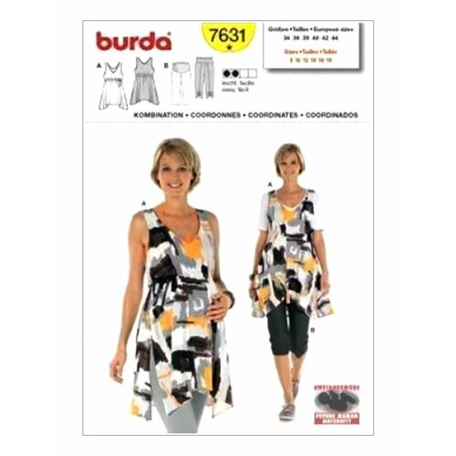 Выкройка Топ, брюки для будущей мамы выкройка burda 9581 брюки