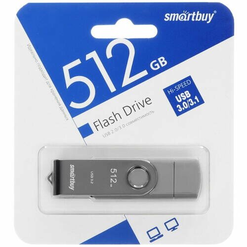 Память OTG USB Flash 512 ГБ SmartBuy Twist Dual [SB512GB3DUOTWK] otg 3 in 1 usb flash drives usb3 0