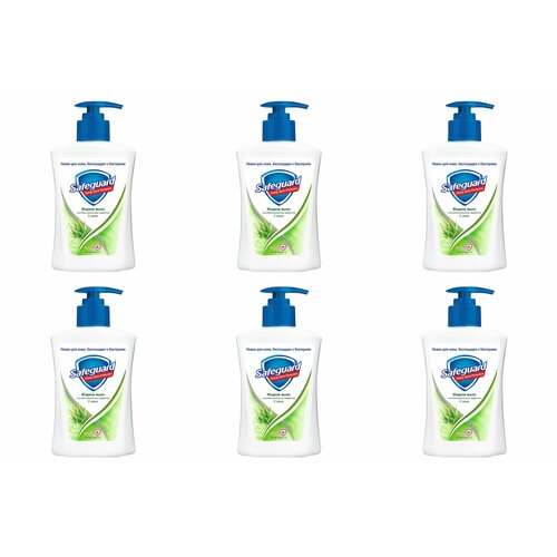 Safeguard Жидкое мыло с Алоэ 225мл, 6 шт. жидкое мыло safeguard с алое с антибактериальным эффектом 225 мл