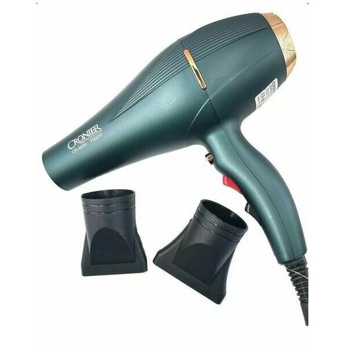 Профессиональный фен с мощным температурно-скоростным воздушным потоком Зеленый 480000₽