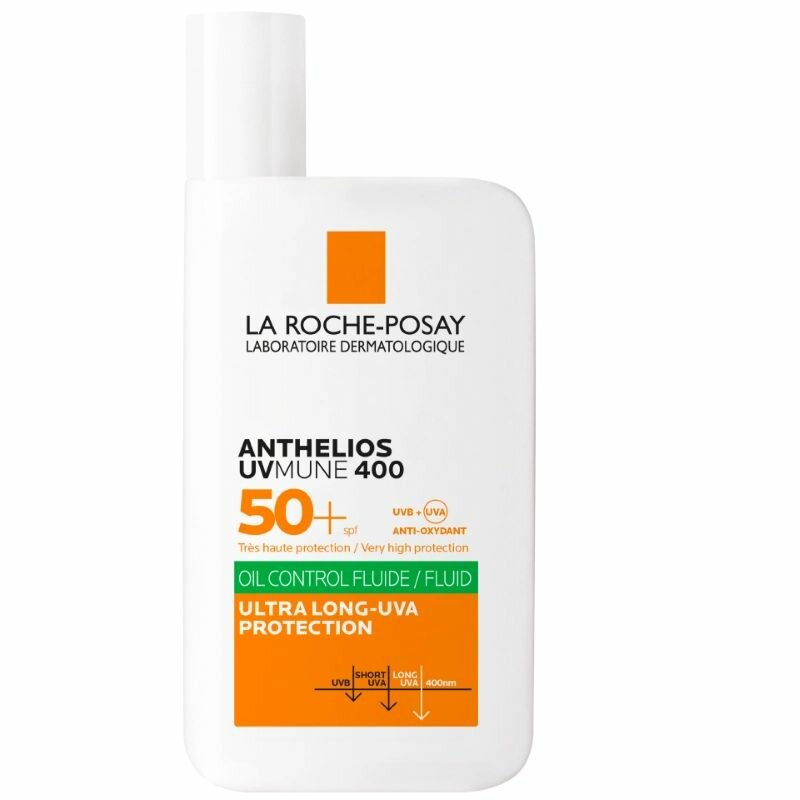 La Roche-Posay Солнцезащитный матирующий флюид для лица UVMUNE 400 SPF50+ / PPD56, 50 мл