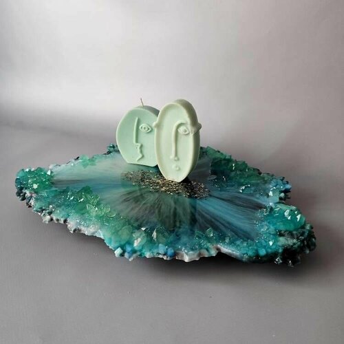 Поднос Изумруд из эпоксидной смолы 5988₽