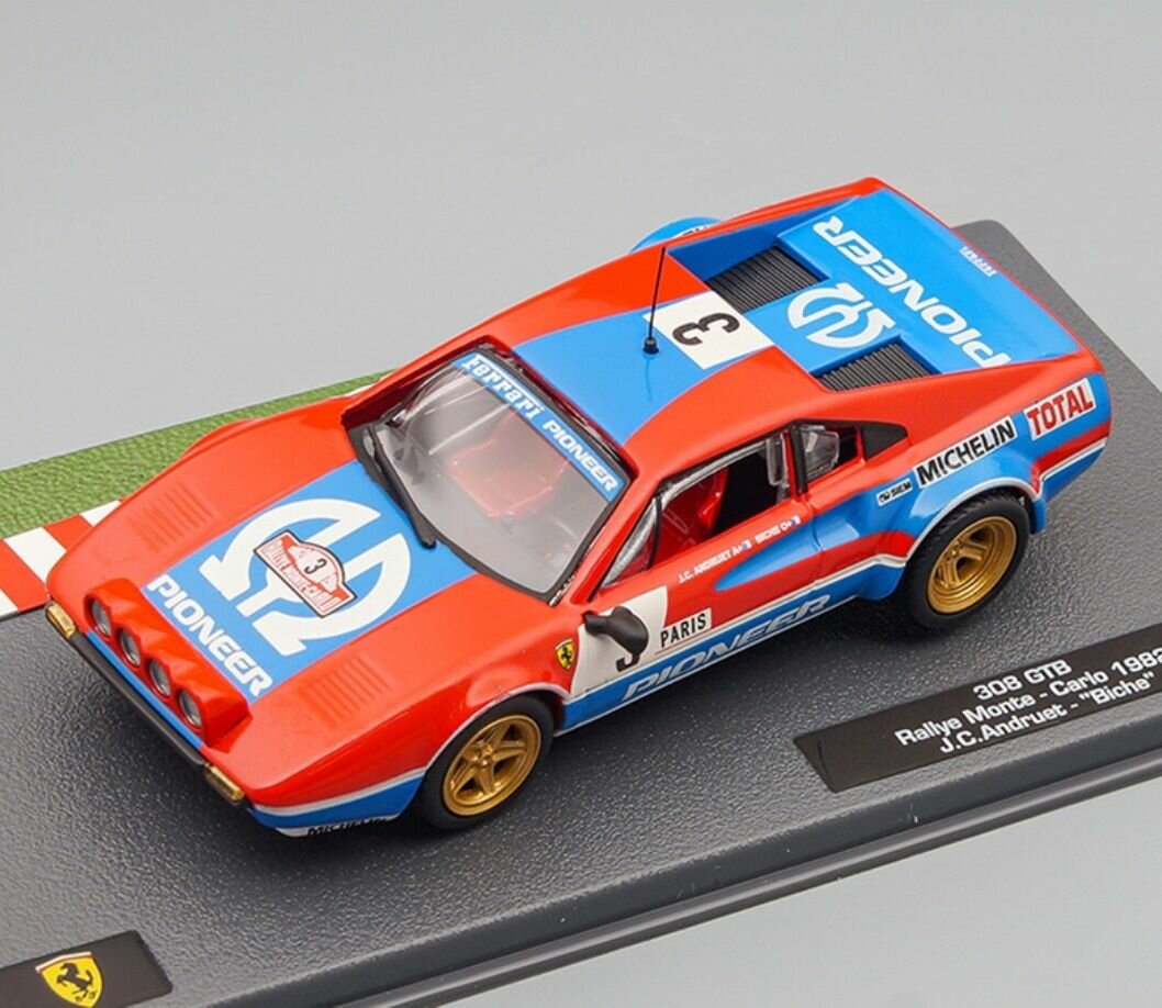 Модель коллекционная FERRARI 308 GTB, Rally Monte Carlo (1982)