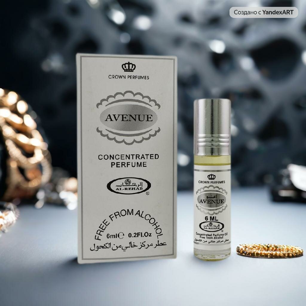 Арабские роликовые масляные духи унисекс Avenue из ОАЭ 6 мл
