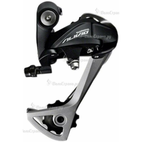 Переключатель задний Shimano Alivio, T4000, SGS, 9 ск. Черный