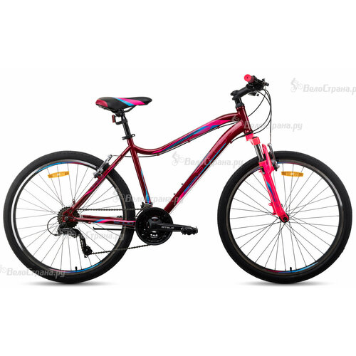 Женский велосипед Stels Miss 5000 V V050 (2023) 18 Бордово-розовый (167-178 см) женский велосипед stels miss 5000 md 26 v020 2023 18 бордово красный 165 182 см