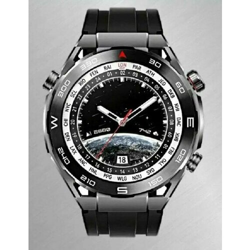 Умные часы WO X5 Pro Max Smart Watch 2 ремешка черные 341600₽