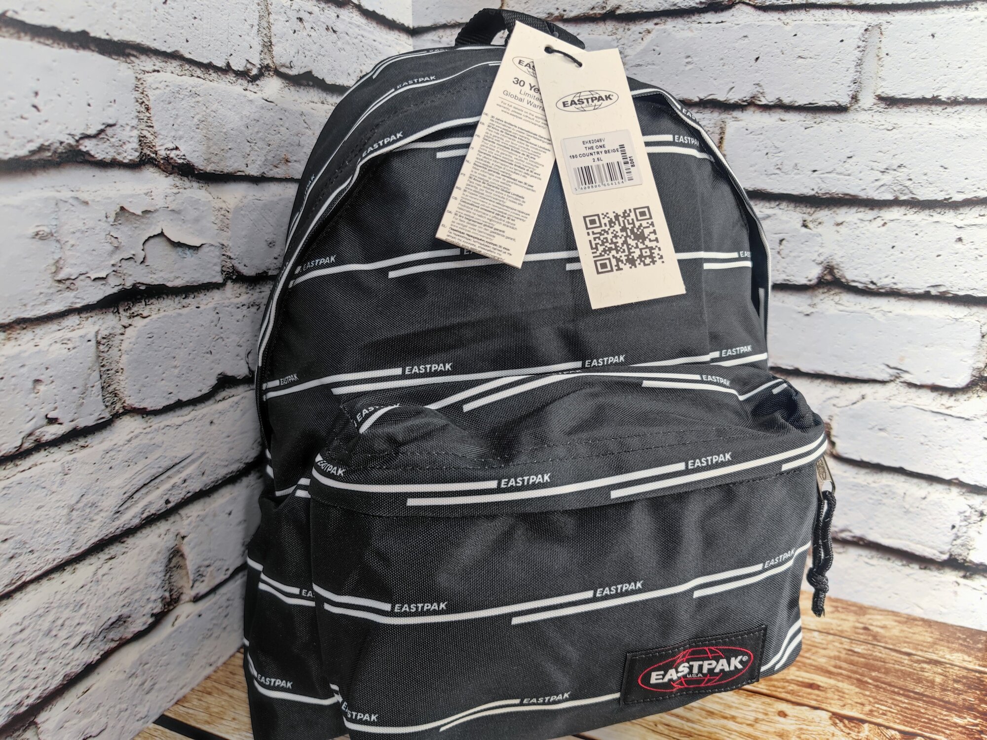 Рюкзак Eastpak Padded Pak'R Чёрный с полосками