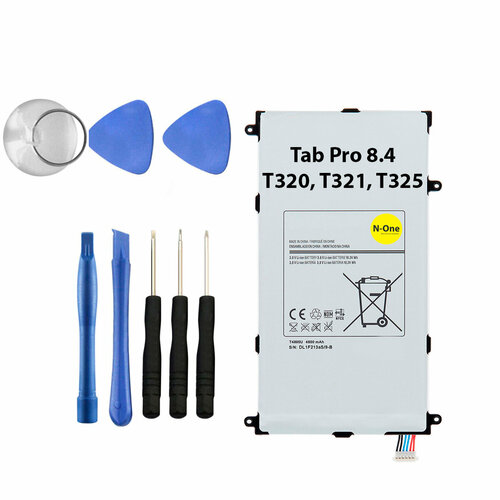 Аккумулятор N-One для Samsung Galaxy Tab Pro 8.4 SM-T320, T321, T325 (T4800E) 4800mAh с комплектом для установки