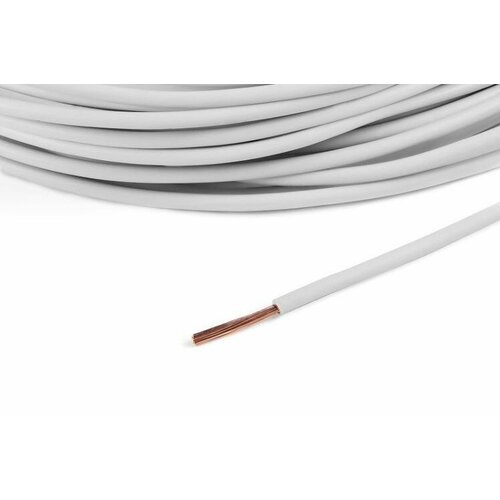 Провод пвам 1,5 кв. мм, белый, 5 м б/упак