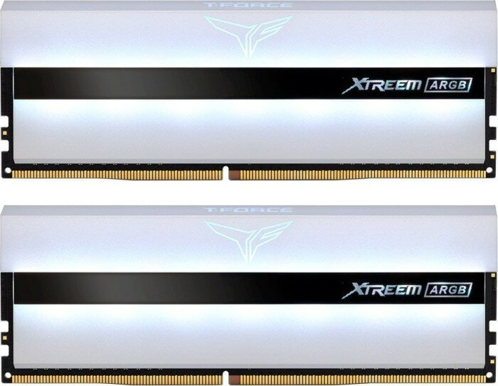 Модуль памяти DDR4 TEAMGROUP T-Force Xtreem ARGB 32GB (2x16GB) 4000GHz CL18 (18-24-24-46) 1.40V / TF13D432G4000HC18LDC01 / White