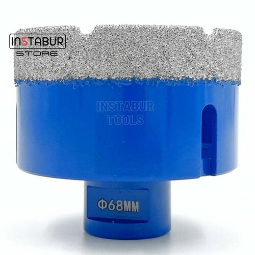 Коронка алмазная 68мм, на УШМ М14, Instabur Tools
