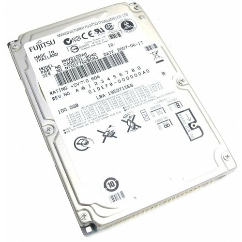 Жесткий диск Fujitsu CA06531-B24500TW 100Gb 5400 IDE 25 HDD 10055₽