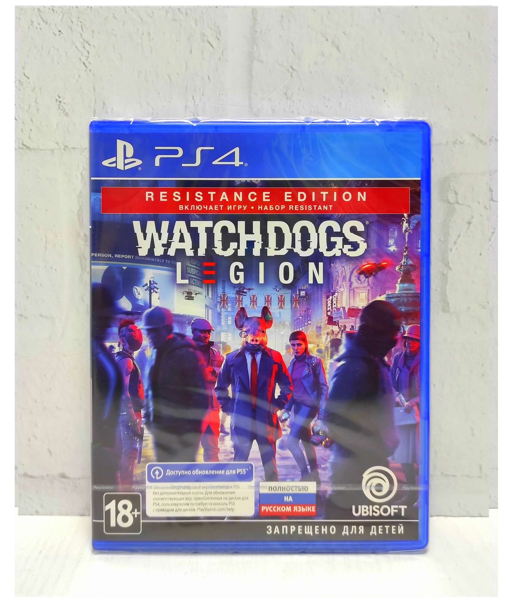 Watch Dogs Legion Resistance Edition Полностью на русском Видеоигра на диске PS4 / PS5
