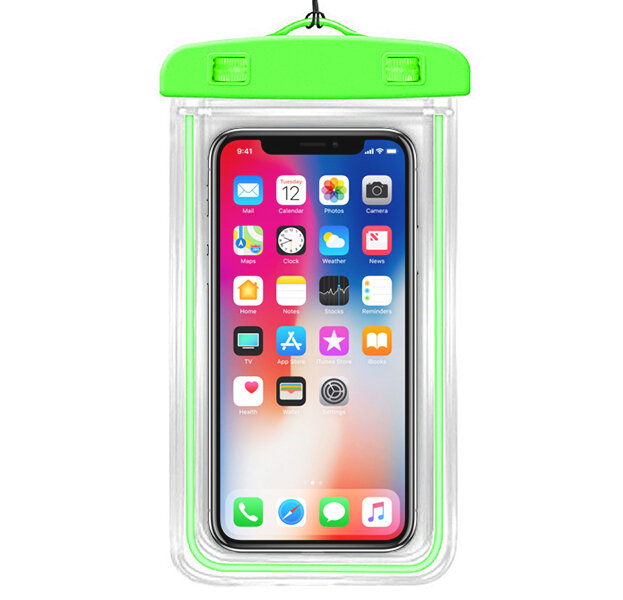 Водонепроницаемый чехол для смартфонов Waterproof Case Green