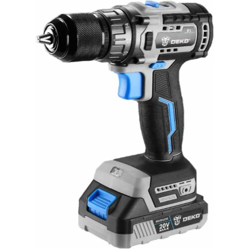 Дрель-шуруповерт аккумуляторная Deko ZKCD20V 20 В Li-ion 2x2 Ач 9490₽