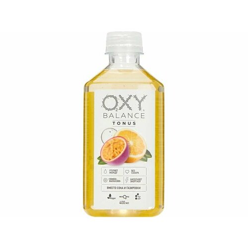 Напиток на основе артезианской воды со вкусом лимон-маракуйя Oxy Balance Tonus