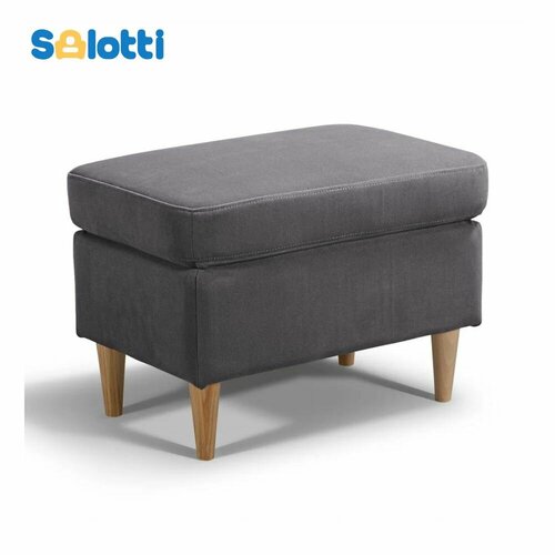 Пуфик Salotti нильс велюр Тако тёмно-серый 4910₽