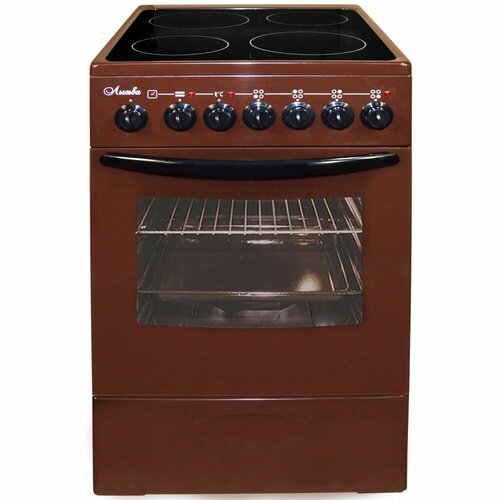 Плита электрическая Лысьва EF4005MK00 коричневый стеклокерамика без крышки 3529000₽