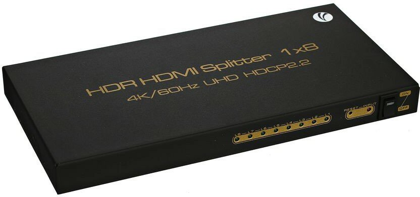 DD428, VCOM HDMI Splitter (1in - 8out, ver2.0), Разветвитель