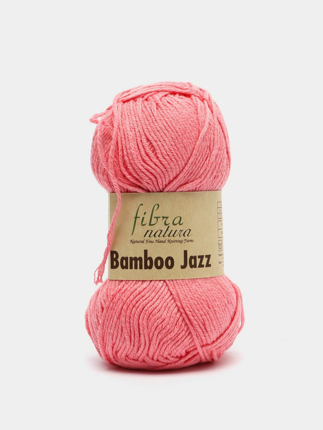 Пряжа Bamboo Jazz, хлопок, бамбук, 132 м, 50 г, 203 розовый