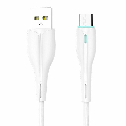 Кабель USB - micro USB, SKYDOLPHIN S48V, белый, 1 шт. кабель usb micro usb activ clean line 100 см белый