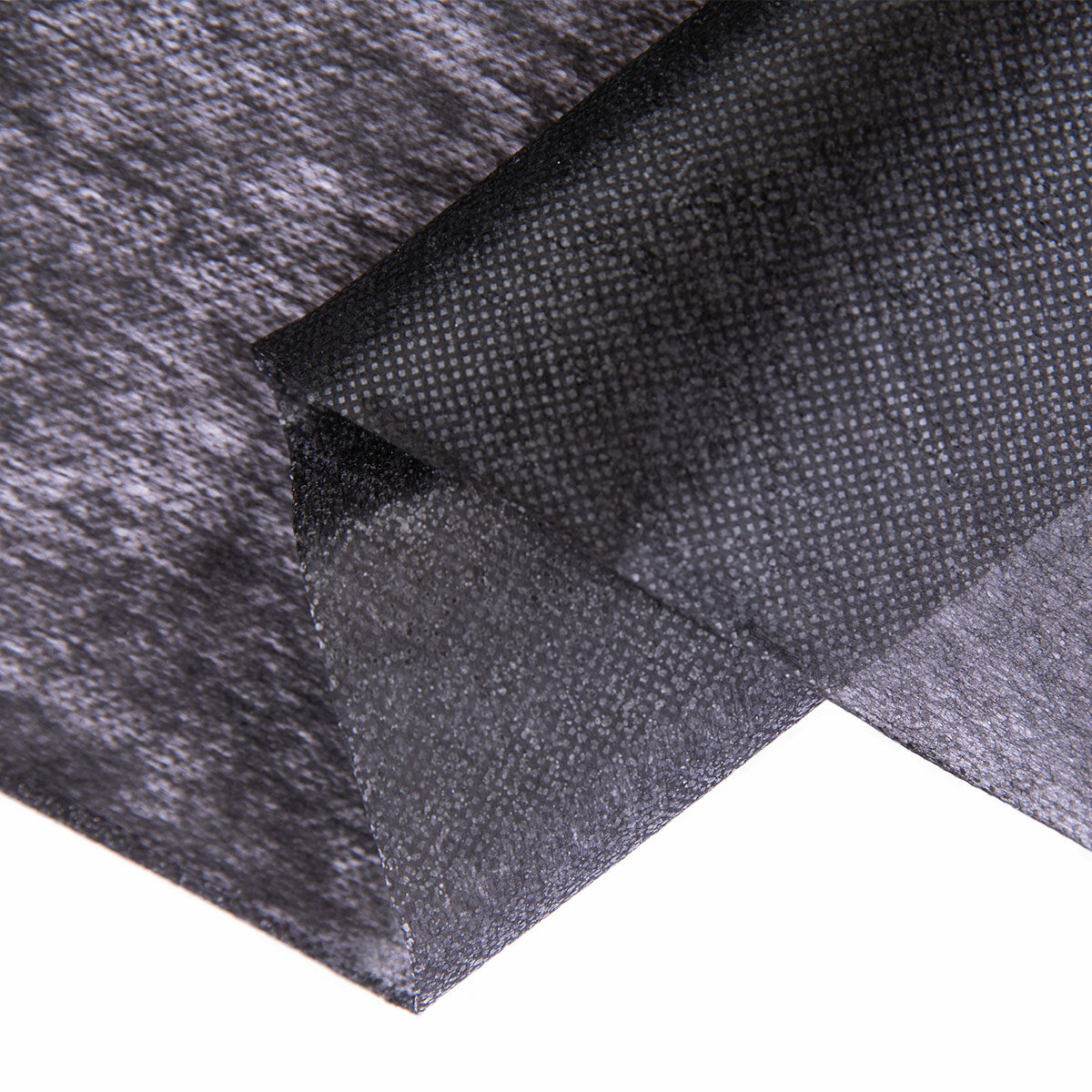 Нетканный материал (флизелин) "Гамма" клеевой сплошной G-520c 30 г/кв. м ± 2 100 см х 50 см черный