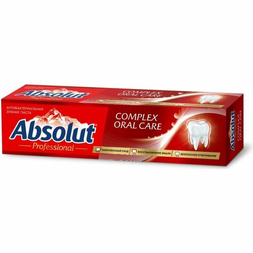 Зубная паста Зубная паста Absolut Professional complex oral care 110 г 8112 зубная паста absolut professional complex oral care 110 г