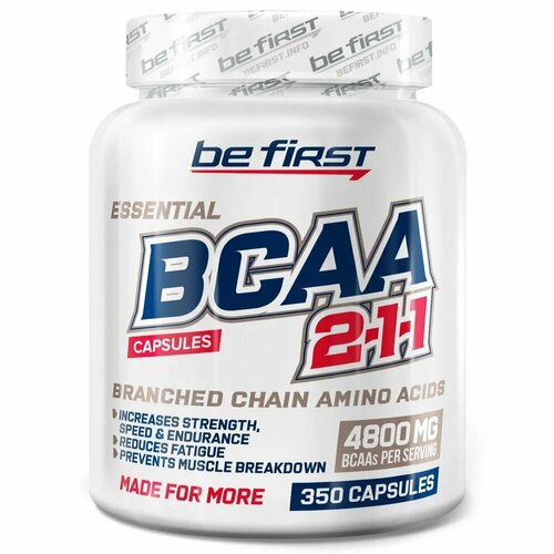 Be First BCAA Capsules 350 caps bcaa capsules sponser