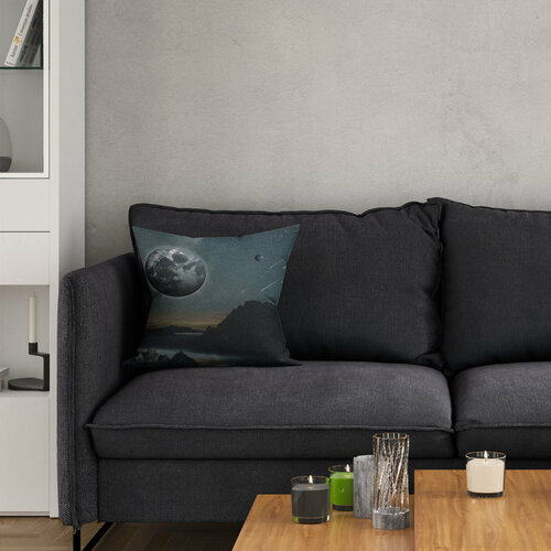 Наволочка для декоративной подушки из габардина, 45х45 см, Good Room