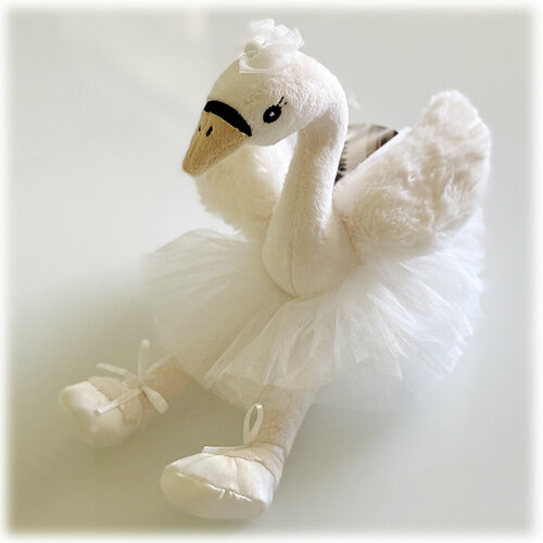 Лебедь-балерина White Odette, Bukowski 25 см