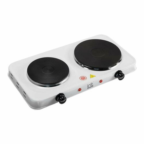 Плитка электрическая Irit IR-8220 2500 Вт 2 конфорки белая 719600₽