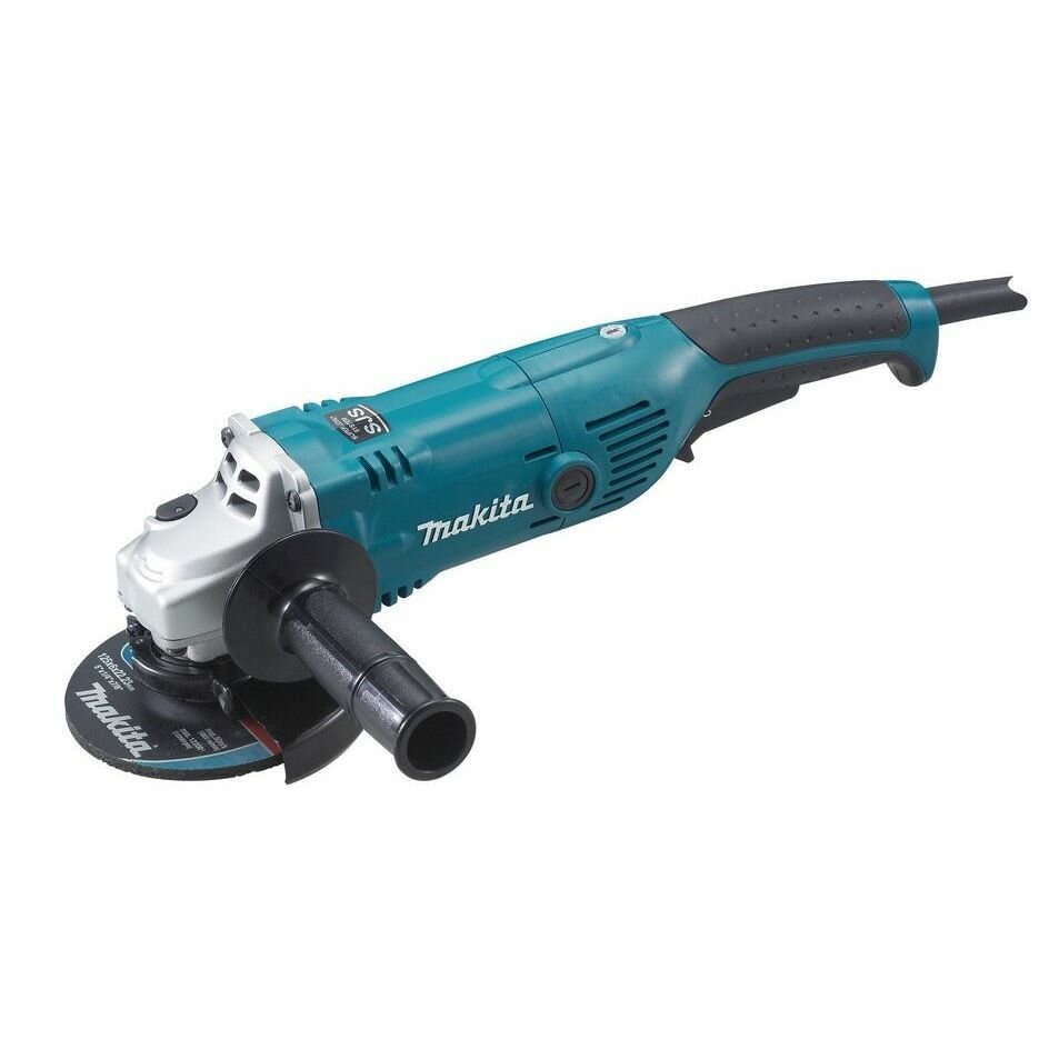 УШМ Makita GA5021C, мощность 1450Вт, диаметр диска 125мм, без аккумулятора
