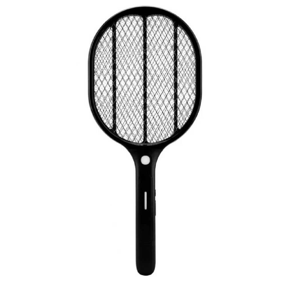 фото Rexant фонари 70-0460 Мухобойка электрическая RX-460 Black, с фонариком и аккумулятором