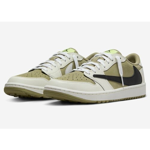 кроссовки air jordan travis scott x air jordan 1 low mocha коричневый Кроссовки NIKE, полнота A, размер 43, бежевый