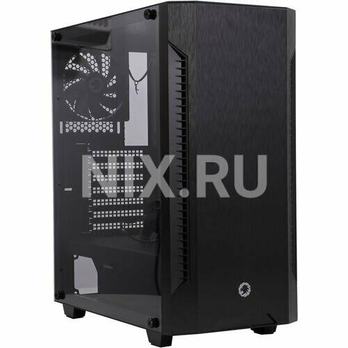 Корпус Gamemax Fortress TG Black корпус silverstone fortress ftz01b black