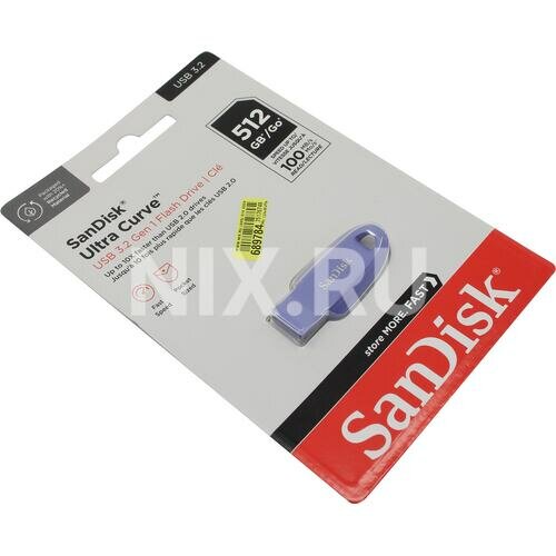 Флешка Sandisk Ultra Curve SDCZ550-512G-G46NB 512 Гб Abyss Blue