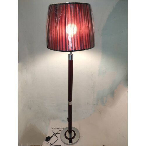 Торшер красное деревобордовый абажур 5500₽