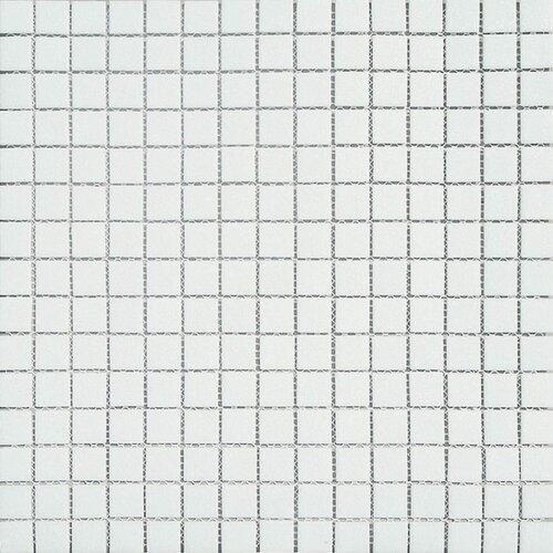Изображение товара Elada Mosaic Плитка мозаика A11 белая, коробка, 10 матриц, 1,07 м2, 32.7 см x 32.7 см, размер чипа: 20x20 мм