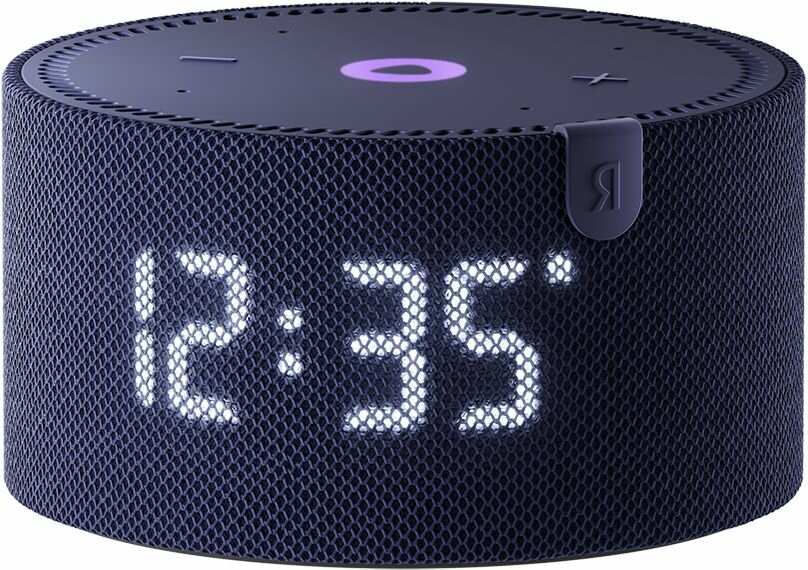 Умная колонка Яндекс Станция Мини с часами Blue YNDX-00020B синий сапфир — фото 1