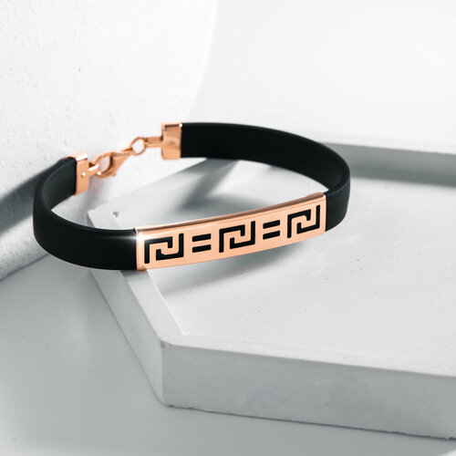 Браслет ATOLL, красное золото, 585 проба, длина 17 см., белый